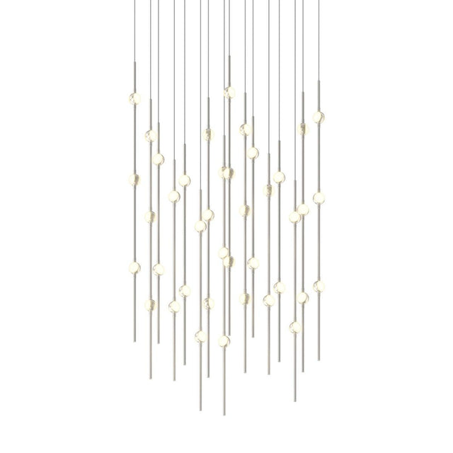 Sonneman Constellation SATIN NICKEL 21.5W x 21.5L x 38H Pendant 2015.13W-27-J20