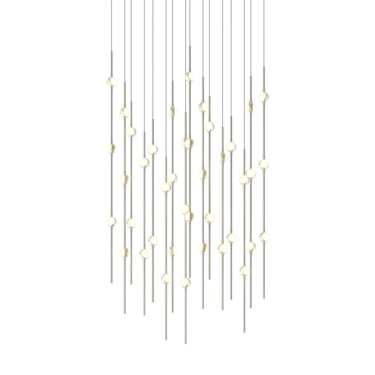 Sonneman Constellation SATIN NICKEL 21.5W x 21.5L x 38H Pendant 2015.13W-J20