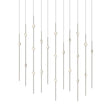 Sonneman Constellation SATIN NICKEL 7.5W x 35.5L x 38H Pendant 2016.13C-27