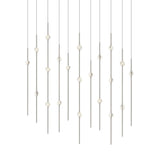 Sonneman Constellation SATIN NICKEL 7.5W x 35.5L x 38H Pendant 2016.13C-27-J20