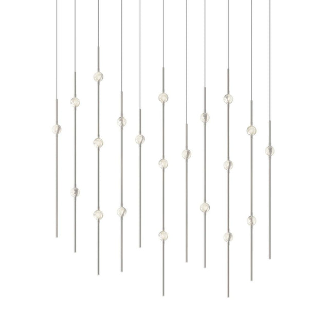 Sonneman Constellation SATIN NICKEL 7.5W x 35.5L x 38H Pendant 2016.13C-27-J20