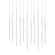 Sonneman Constellation SATIN NICKEL 7.5W x 35.5L x 38H Pendant 2016.13W-J20