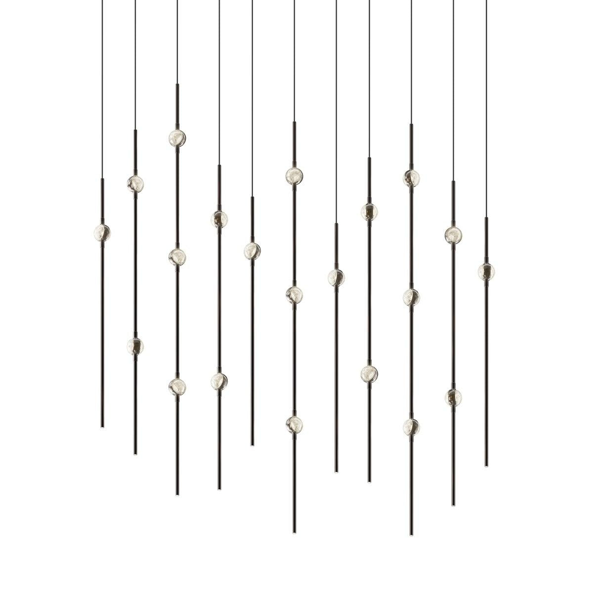 Sonneman Constellation Espresso Black 7.5W x 35.5L x 38H Pendant 2016.33C-J20