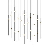 Sonneman Constellation Espresso Black 7.5W x 35.5L x 38H Pendant 2016.33W-22