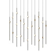 Sonneman Constellation Espresso Black 7.5W x 35.5L x 38H Pendant 2016.33W-27