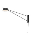 Sonneman Ray SATIN BLACK 6.25W x 8.5H Wall Sconce 2031.25