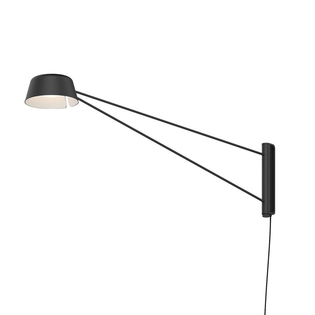 Sonneman Ray SATIN BLACK 6.25W x 8.5H Wall Sconce 2031.25