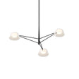 Sonneman Ray SATIN BLACK 35.75W x 12H Pendant 2033.25W