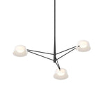 Sonneman Ray SATIN BLACK 35.75W x 12H Pendant 2033.25W