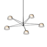 Sonneman Ray SATIN BLACK 45.25W x 12H Pendant 2035.25K