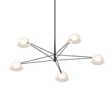 Sonneman Ray SATIN BLACK 45.25W x 12H Pendant 2035.25W