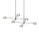 Sonneman Ray SATIN BLACK 67.75W x 45.25L x 12H Pendant 2036.25K