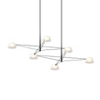 Sonneman Ray SATIN BLACK 67.75W x 45.25L x 12H Pendant 2036.25W