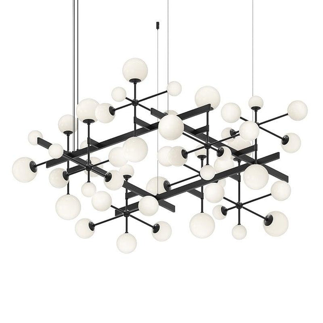 Sonneman Nebula SATIN BLACK 61W x 56.75L x 26H Pendant 2065.25