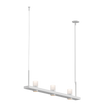 Sonneman Intervals Satin White 48.25W x 4L x 11.5H Pendant 20QWL04C