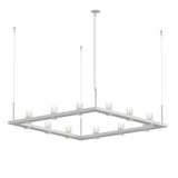 Sonneman Intervals Satin White 56W x 56L x 11.5H Pendant 20QWS04C