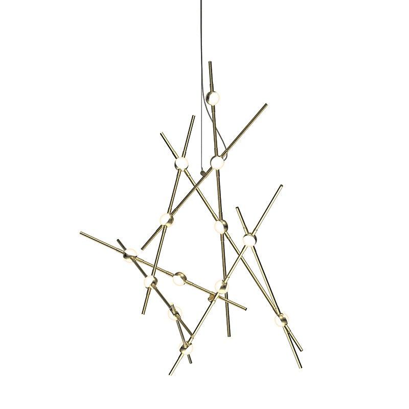 Sonneman Constellation SATIN BRASS 25.75W x 32H Pendant 2151.38W-27