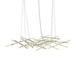 Sonneman Constellation SATIN BRASS 55W x 17.25L x 13H Pendant 2155.38C-27-J20