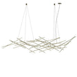 Sonneman Constellation SATIN BRASS 92.75W x 35L x 22.25H Pendant 2158.38C-27-J20