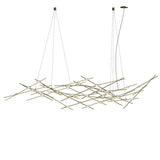 Sonneman Constellation SATIN BRASS 92.75W x 35L x 22.25H Pendant 2158.38C-J20