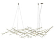 Sonneman Constellation SATIN BRASS 92.75W x 35L x 22.25H Pendant 2158.38W-27