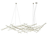 Sonneman Constellation SATIN BRASS 92.75W x 35L x 22.25H Pendant 2158.38W-27