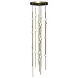 Sonneman Constellation SATIN BRASS 12W x 39H Pendant 2162.38W-S-27-J20
