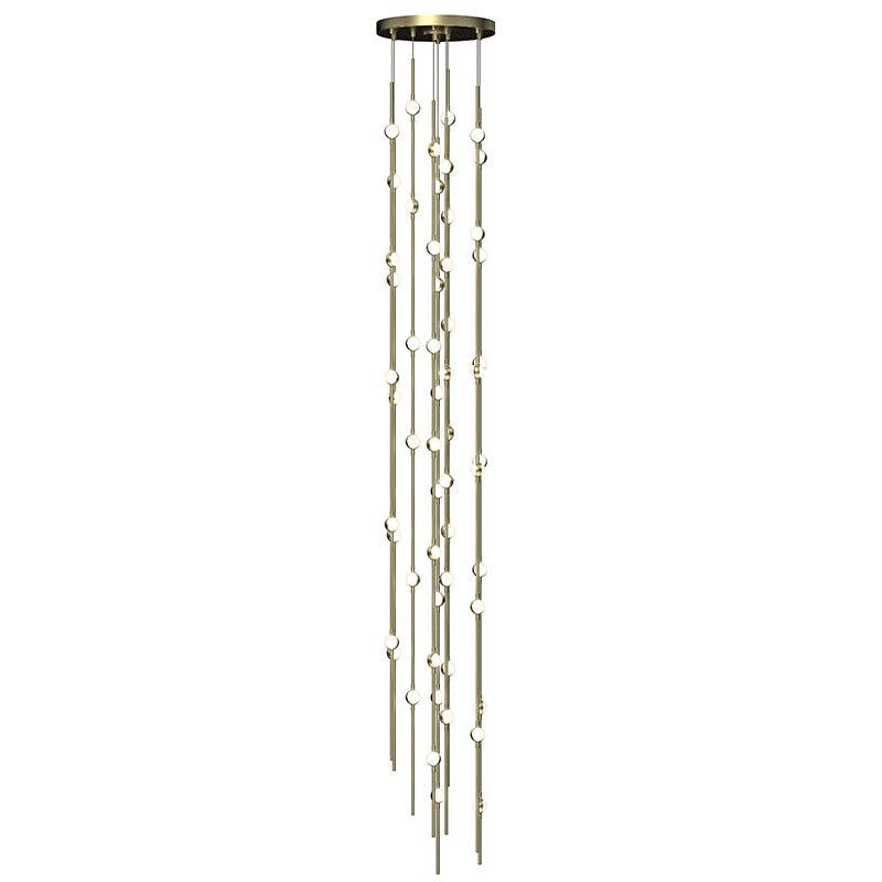 Sonneman Constellation SATIN BRASS 12W x 78H Pendant 2162.38W-T-27