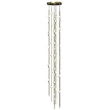 Sonneman Constellation SATIN BRASS 12W x 78H Pendant 2162.38W-T-27