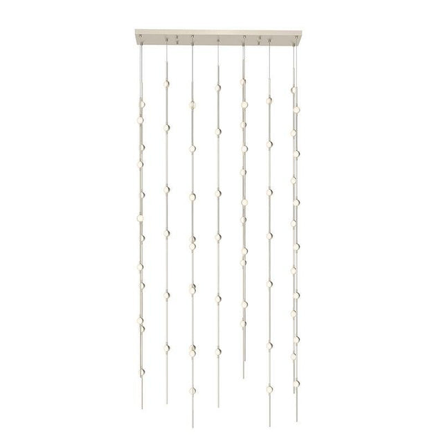 Sonneman Constellation SATIN NICKEL 35.5W x 7.5L x 75H Pendant 2166.13W