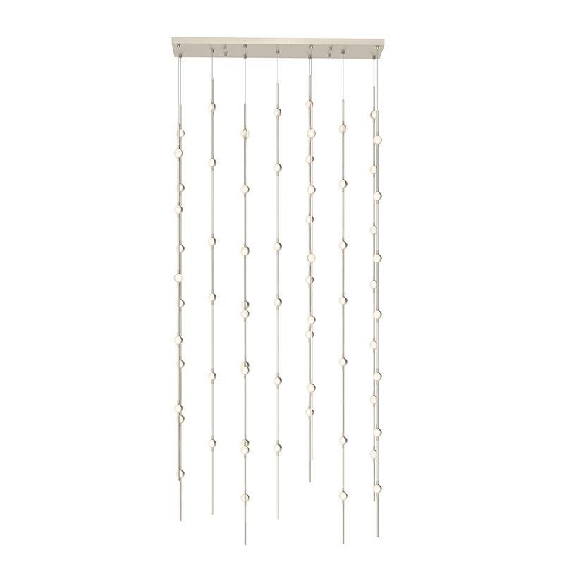 Sonneman Constellation SATIN NICKEL 35.5W x 7.5L x 75H Pendant 2166.13W-J20