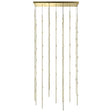 Sonneman Constellation SATIN BRASS 35.5W x 7.5L x 75H Pendant 2166.38C-27