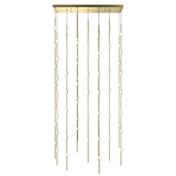 Sonneman Constellation SATIN BRASS 35.5W x 7.5L x 75H Pendant 2166.38W