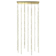 Sonneman Constellation SATIN BRASS 35.5W x 7.5L x 75H Pendant 2166.38W-J20