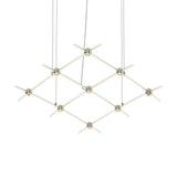 Sonneman Constellation SATIN NICKEL 66.75W x 28L x 1.5H Pendant 21Q13-RC3312-27