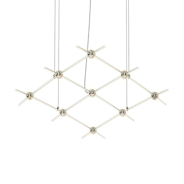 Sonneman Constellation SATIN NICKEL 66.75W x 28L x 1.5H Pendant 21Q13-RC3312-27