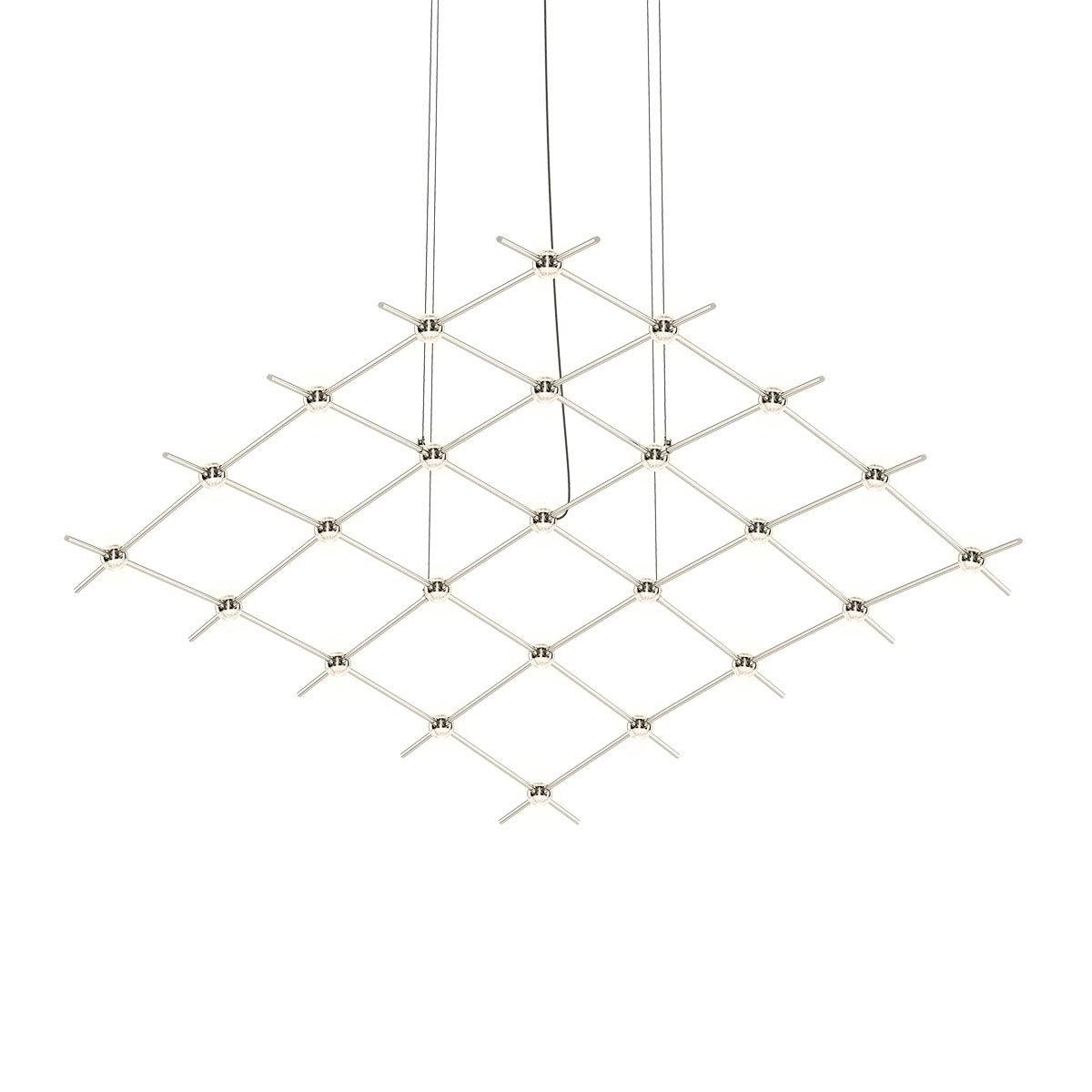 Sonneman Constellation SATIN NICKEL 121.75W x 50.5L x 1.5H Pendant 21Q13-RC5512-27