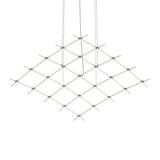 Sonneman Constellation SATIN NICKEL 121.75W x 50.5L x 1.5H Pendant 21Q13-RC5512-27