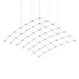Sonneman Constellation SATIN NICKEL 177W x 73L x 1.5H Pendant 21Q13-RC7712-27