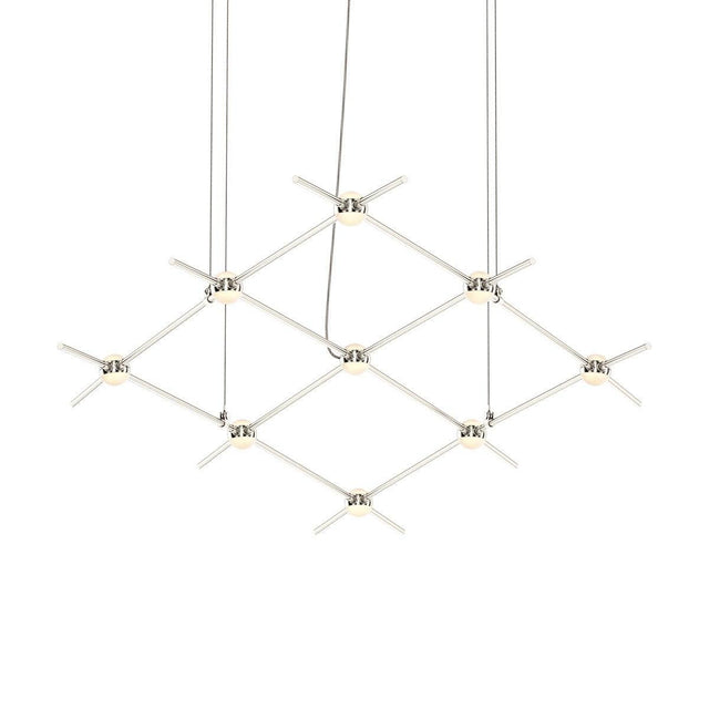 Sonneman Constellation SATIN NICKEL 66.75W x 28L x 1.5H Pendant 21Q13-RW3312