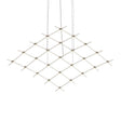 Sonneman Constellation SATIN NICKEL 121.75W x 50.5L x 1.5H Pendant 21Q13-RW5512