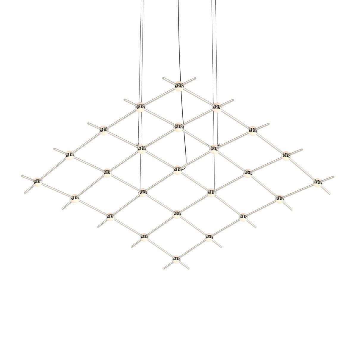 Sonneman Constellation SATIN NICKEL 121.75W x 50.5L x 1.5H Pendant 21Q13-RW5512