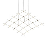 Sonneman Constellation SATIN NICKEL 121.75W x 50.5L x 1.5H Pendant 21Q13-RW5512