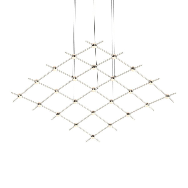 Sonneman Constellation SATIN NICKEL 121.75W x 50.5L x 1.5H Pendant 21Q13-RW5512
