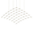 Sonneman Constellation SATIN NICKEL 177W x 73L x 1.5H Pendant 21Q13-RW7712