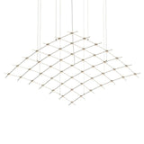 Sonneman Constellation SATIN NICKEL 177W x 73L x 1.5H Pendant 21Q13-RW7712
