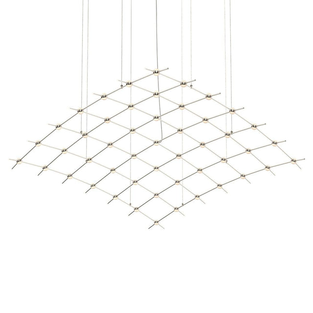Sonneman Constellation SATIN NICKEL 177W x 73L x 1.5H Pendant 21Q13-RW7712