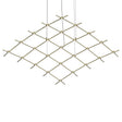 Sonneman Constellation SATIN BRASS 121.75W x 50.5L x 1.5H Pendant 21Q38-RC5512-27