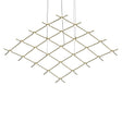 Sonneman Constellation SATIN BRASS 121.75W x 50.5L x 1.5H Pendant 21Q38-RW5512