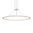 Sonneman Luna BRASS 49.5W x 1.75H Pendant 2234.14-27